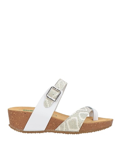 BIONATURA® Flip flops White Leather