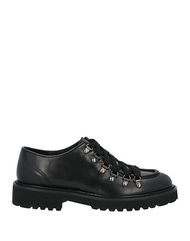 DOUCAL'S Laced shoes Black Leather