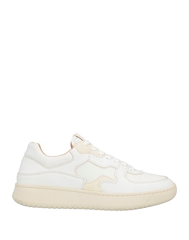 WAYZ Sneakers White Leather, Textile fibers