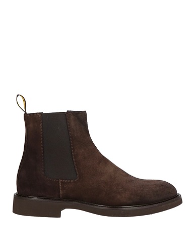 DOUCAL'S Ankle boot Dark brown Leather