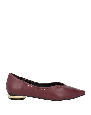 SKA Ballet flats Burgundy Leather