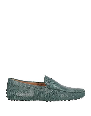 TOD'S Loafers VERDE PETROLIO Leather
