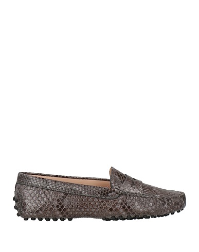 TOD'S Loafers Khaki Leather