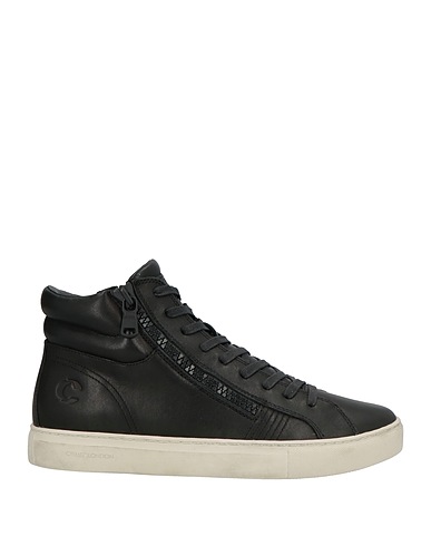 CRIME London Sneakers Black Leather