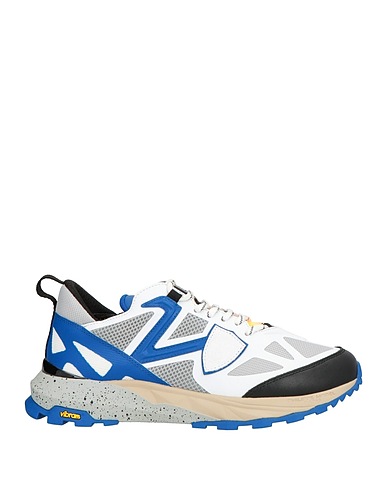 PHILIPPE MODEL Sneakers Blau Leder, Gewebefasern