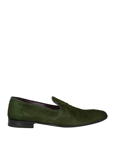 LIDFORT Loafers Dark green Leather