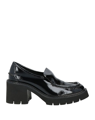 GARCIA Loafers Black Leather