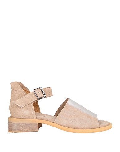 MOMA Sandals Taupe Leather