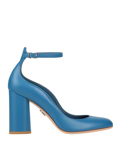 SERGIO LEVANTESI Pump Pastel blue Leather