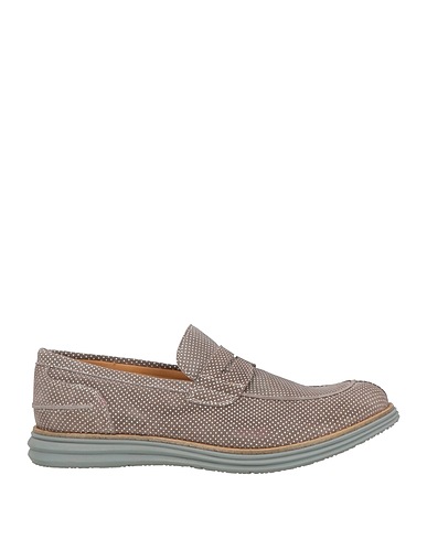 GOLD BROTHERS Mocassino Grigio Pelle