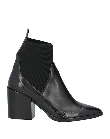DUCANERO Stivaletti Nero Pelle, Fibre tessili