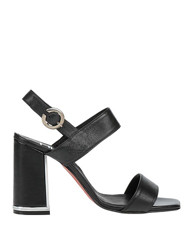 HILYA Sandals Black Leather