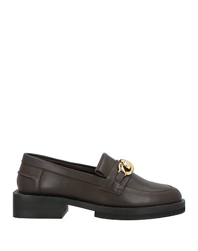 ICHI Loafers Dark brown Leather