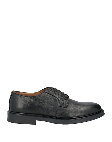 FRANCO FEDELE Laced shoes Black Leather