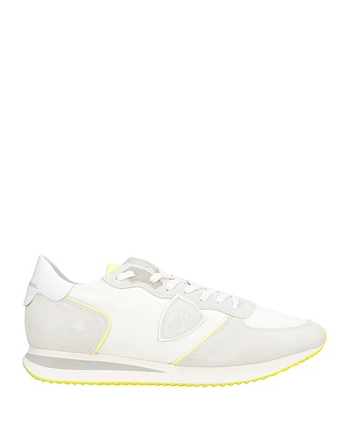 PHILIPPE MODEL Sneakers Off white Textile fibres, Leather