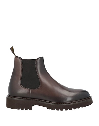 DOUCAL'S Ankle boot Dark brown Leather
