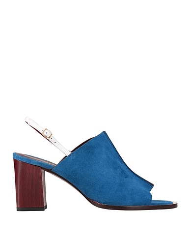 AVRIL GAU Sandals Blue Calfskin