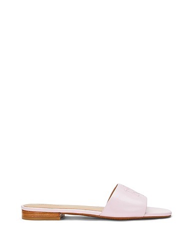 LAUREN RALPH LAUREN Sandals EVERLEY NAPPA LEATHER SLIDE SANDAL
 Light pink Cow leather
