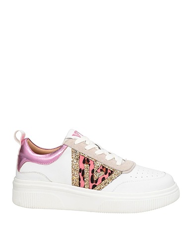 EMANUÉLLE VEE Sneakers Pink Leather, Textile fibres