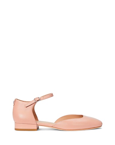 LAUREN RALPH LAUREN Ballerinas EMELLIE NAPPA LEATHER MARY JANE
 Hellrosa Leder