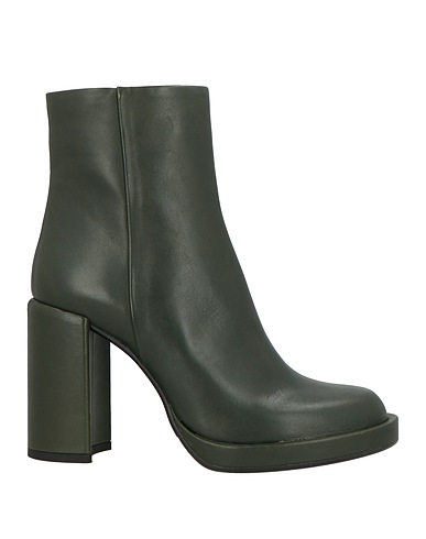 NOA A. Ankle boot Dark green Leather