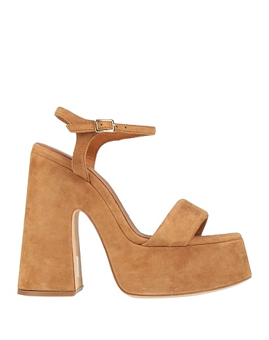 VIC MATIĒ Sandals Camel 100% Leather