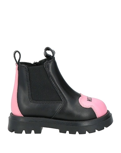 MOSCHINO BABY Stiefelette Schwarz Leder