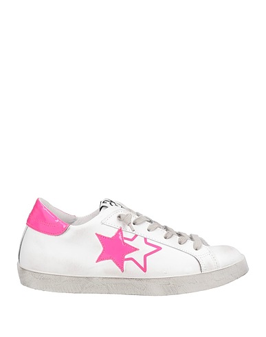 2STAR Sneakers White Leather