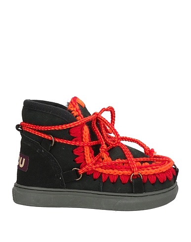 MOU Ankle boot Black Shearling, Wool