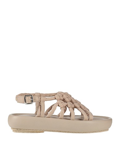 PATRIZIA BONFANTI Sandals Beige Leather