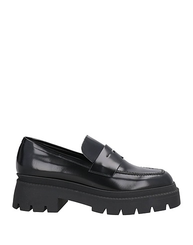 KARIDA Loafers Black Leather