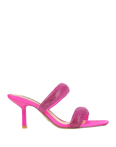 STEVE MADDEN Sandals Magenta Textile fibers, Glass