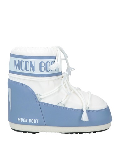 MOON BOOT Stivaletti Blu chiaro Fibre tessili, Nylon