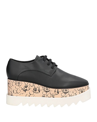 STELLA McCARTNEY Laced shoes Black Textile fibres