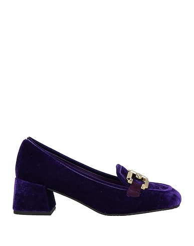 TOSCA BLU Loafers Purple Textile fibres