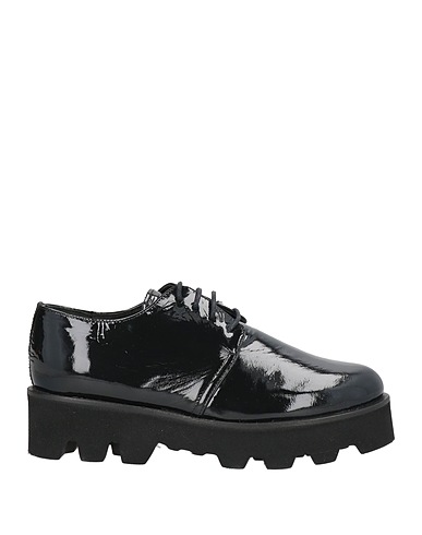 KARIDA Laced shoes Black Leather