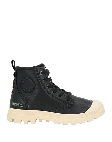 PALLADIUM Sneakers Schwarz Polyurethan, Recyceltes PET, Holz