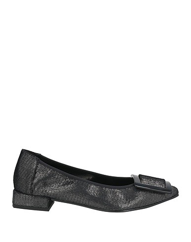KARIDA Ballerinas Schwarz Gewebefasern