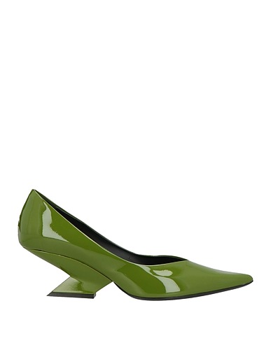 JP/DAVID Décolleté Verde Pelle