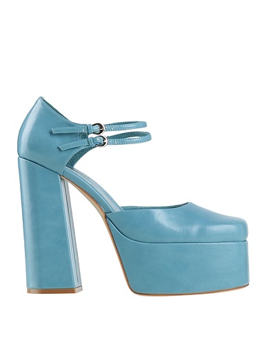 JEFFREY CAMPBELL Court Light blue Textile fibres