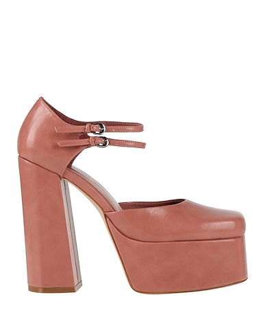 JEFFREY CAMPBELL Décolleté Cipria Fibre tessili
