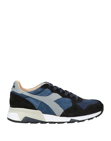 DIADORA HERITAGE Sneakers Navy Leather, Textile fibers