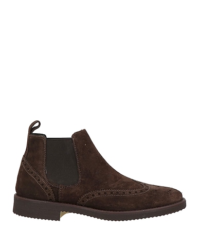 ANTICA CUOIERIA Ankle boot Dark brown Leather