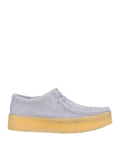 CLARKS ORIGINALS Laced shoes Grey 100% Leather
