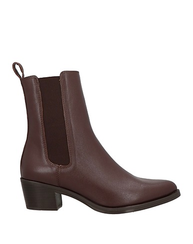 UNISA Ankle boot Dark brown Leather