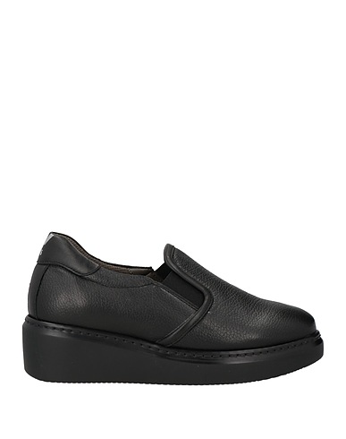 MELLUSO WALK Loafers Black Leather