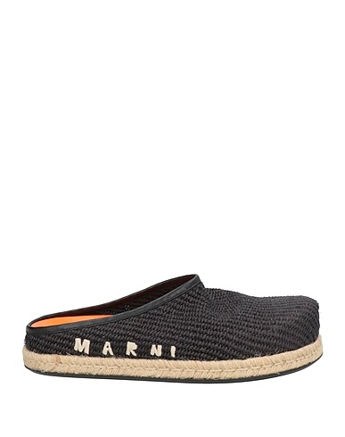 MARNI Espadrilles NERO Textile fibers