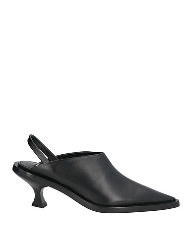 JIL SANDER Mules und Clogs Schwarz Leder