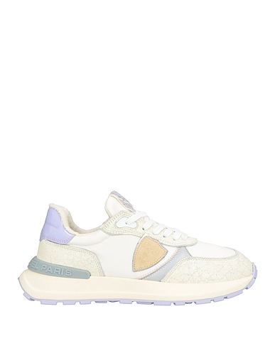 PHILIPPE MODEL Sneakers White Leather, Textile fibers