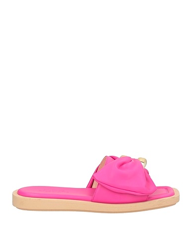 FILOTEO CALZOLERIA Sandals Fuchsia Leather